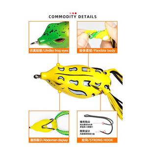 Appât grenouille en plastique souple 8g/12g/18g appât artificiel pour la pêche, appât souple grenouille de pêche leurre grenouille de pêche - Product Image 4