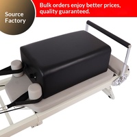 Boîte de Pilates Reformer pleine grandeur, durable, accessoire de lit de base, en bois multicouche, marque YS, équipement de yoga universel