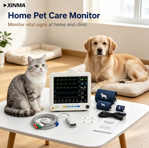 Moniteur patient, moniteur patient au chevet multi-paramètres  Moniteur de paramètres avec chariot pour usage humain et vétérinaire - Product Image 2