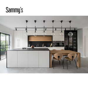 Sammy của hoàn toàn lắp ráp bạch kim Shaker Tủ lưu trữ nhà bếp với đá cẩm thạch Countertop bồn rửa bếp Vòi phụ kiện - Product Image 2