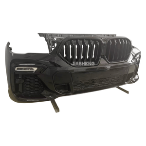 Para <span class=keywords><strong>BMW</strong></span> <span class=keywords><strong>X6</strong></span> 2020-2023, Conjunto Completo de Parachoques Delantero G06, Ensamblaje del Contorno del Radiador, Ventilador Eléctrico, Viga Antichoque, Condensador, Radiador OEM - Product Image 3