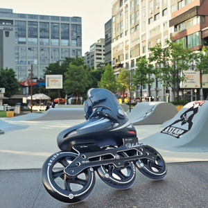 <span class=keywords><strong>Patines</strong></span> de velocidad OEM nuevos Liao para adultos, talla grande, 125 mm, con tres ruedas para calle, para niños - Product Image 5