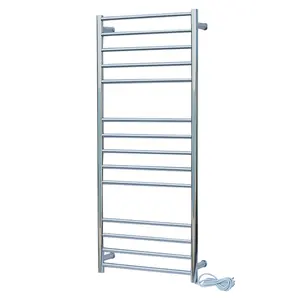 Bathroom Radiators Electric Stainless Steel Heating Towel Warmer Dryer Rack Wall Mounted Smart Bath Towel Rail Racks