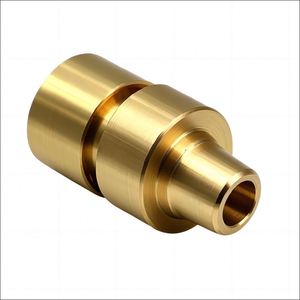 Pièces usinées sur mesure en acier inoxydable, laiton et aluminium, services de fraisage, perçage et tournage, composants mécaniques OEM - Product Image 4