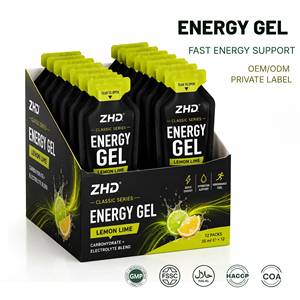 Gel Energético de Carbohidratos con Fórmula Personalizada para la Resistencia |   Gel Electrolítico Deportivo |   Suplemento para Adultos Sin Nicotina de Marca Privada - Product Image 1