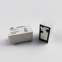Suku Cadang Elektronik Kualitas Tinggi Relay Penahan Magnetik Gulungan Tunggal 12VDC 16A 4pin Relay Daya Celup HFE20-1-12-1HST-L1