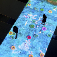 Mur vidéo LED interactif pour salle d'exposition et éducation, intérieur, couleur intégrale, luminosité 2000 cd, pas de pixel P2.9, pour piste de danse