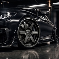 Rines Monobloque Forjados Medida para Alfa Romeo Giulia Stelvio 19, 20, 21", Cóncavos de Alto Rendimiento, Forjados a 12, 000T