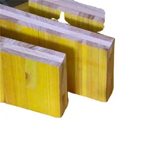 27mm veya 25mm veya 21mm çam çekirdek 3ply sarı panjur panelleri çam inşaat kontrplak kalıp panelleri fiyatı