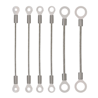 Câble en acier inoxydable 304 de haute qualité de 1,5 mm avec embout tubulaire pour sertissage, coupe, pliage et soudage