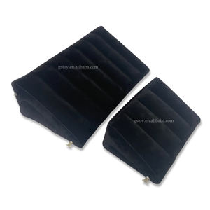 Oreiller de grossesse en PVC floqué, coussin triangulaire pour les pieds, coussin d'air pour le <span class=keywords><strong>camping</strong></span> en plein air, oreiller <span class=keywords><strong>gonflable</strong></span> - Product Image 6