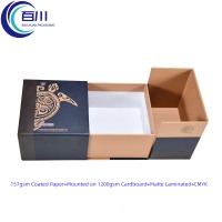 Toptan Premium Gümüş Kağıt Sert Hediye Kutusu Baskılı Logo Kutusu Ambalajı Düğün Hediyeleri Makyaj Parfüm Yağı Kozmetik Ürünleri için
