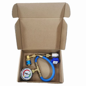 냉매 충전 호스 키트 AC.135.732 R134a 1/<span class=keywords><strong>2</strong></span> "ACME 여성 X 1/4" SAE 남성 자체 밀봉 사출 성형 도구 - Product Image 4