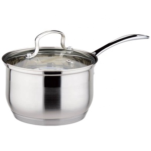 Juego de Utensilios de Cocina Antiadherentes de Lujo de 12 Piezas Directo de Fábrica, Ollas y <span class=keywords><strong>Sartenes</strong></span> Clásicas de Acero Inoxidable con Tapa de Vidrio - Product Image 3