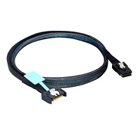 Câble SFF-8654 4i vers SFF-8087 0,5 m SlimSAS, câble de stockage de serveur haute vitesse