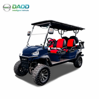 Voiturette de golf électrique DAOD 6 places 30-50 km/h 50-70 km Prix usine Vente en gros Conception personnalisée OEM ODM SKD