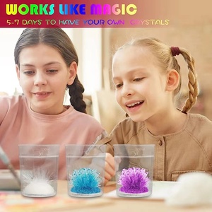 Kit de Terrario de Unicornio de Cristal para Cultivar en Casa, Kit Científico con Luz USB, Unicornio, Castillo, Juguetes Educativos DIY para Niños - Product Image 4