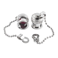 Adaptador Coaxial RF Tipo F a Tipo SMA, Conector Macho a Hembra para Amplificador de Señal de Antena, para Pruebas RF y Sistemas de Comunicación