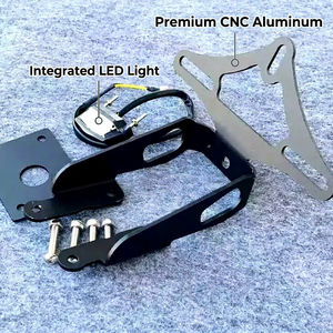 Eliminador de Guardabarros de Acero al Carbono para Kawasaki <span class=keywords><strong>Z650</strong></span> NINJA 650 2017-2024, Soporte de Matrícula con Luz LED, Piezas de Competición - Product Image 5