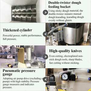 Integrated Stuff Pizza <strong>Naan</strong> Bread Crust Making an Pressing <strong>Machine</strong> Manufacturing Production Line - Product Image 3