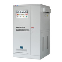 Stabilisateur de tension automatique triphasé 600 KVA haute précision AC 380V SBW en cuivre, prix usine AVR
