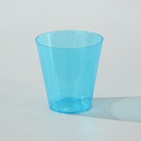 Mini-verres à shot néon en plastique 1oz 2oz pour soirées dans le noir, fournitures de fête et décorations