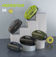 Altavoz Bluetooth Hopestar A50 de 80W, Resistente al Agua IPX6, Micrófono Inalámbrico TWS, Ranura para Tarjeta TF, USB, AUX, FM, Altavoz Estéreo Portátil para Exteriores