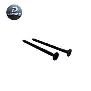 드라이월용 테이블 나사 블랙 하드웨어 2인치 셀프 드릴링 앵커 드라이월 나사 아연 도금 블랙 드라이월 나사 - Product Image 4
