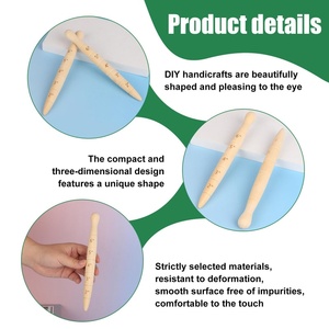 Matériel de jardinage Outils de jardin Accessoires Pique à semis en bois pour plantes ou jardin <span class=keywords><strong>Planteur</strong></span> de graines en pin Pique de jardin en bois - Product Image 3