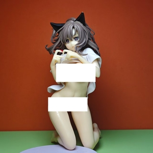 Statuetta <span class=keywords><strong>Anime</strong></span> Ragazza con Orecchie da Animale, Modellino in PVC, Giocattolo Sexy da Collezione per Adulti, Decorazione - Product Image 1