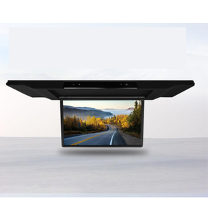 Moniteur de toit de voiture électrique rabattable de 18,5 pouces pour véhicules à toit ouvrant panoramique - Écran multimédia Android 1080P IPS avec HDMI WiFi - Product Image 2