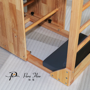 Pura dòng chảy cao cấp bền di động có thể điều chỉnh <span class=keywords><strong>Maple</strong></span> gỗ thang thùng cho Pilates tập luyện và tập thể dục - Product Image 4
