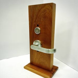 Ensemble de serrures mécaniques à clé séparée en nickel satiné haute sécurité pour porte intérieure résidentielle/entrée commerciale - Product Image 1