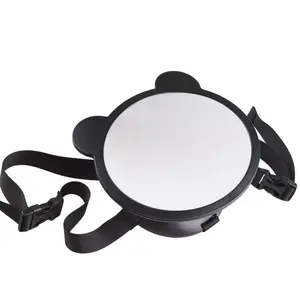 非玻璃安全镜小型迷你凸面镜不易折断婴儿和妈妈后面向汽车后座镜