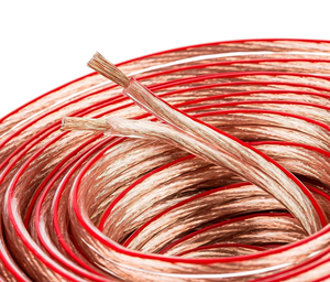 Twin RVB âm thanh Hifi 2x2,5mm ² OFC 100m Reel trong suốt Loa Cáp song song dòng nhà ở dây điện - Product Image 2