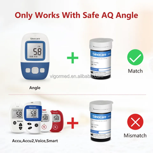 <span class=keywords><strong>Tiras</strong></span> Reactivas de Glucosa en Sangre Safe AQ Angel <span class=keywords><strong>Sinocare</strong></span>, <span class=keywords><strong>Tiras</strong></span> Reactivas para Diabéticos, <span class=keywords><strong>Tiras</strong></span> Reactivas para Glucómetro - Product Image 6