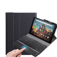 Tablet klavye ve kalem 10 inç tablet kılıfı klavye ile Amazon yangın HD 10 için