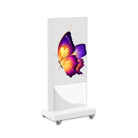 Écran OLED transparent haute transparence de 55 pouces, écran tactile interactif auto-lumineux avec 60 Hz pour la signalisation en magasin de détail