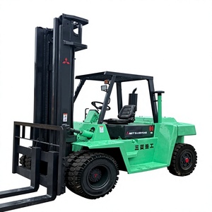 Chariot élévateur diesel d'occasion 5 tonnes Mitsubishi, chariots élévateurs 8 tonnes japonais Isuzu Mitsubishi, moteur 6T 7T 8T 10T, déplacement latéral, 4 roues motrices - Product Image 1