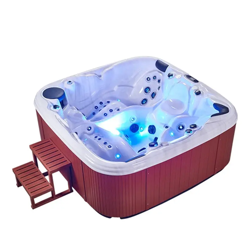 Joyspa China Manufacturer Indoor Hot Tub Acrylic Plug And Play Freestanding Bathtub Outdoor Spa