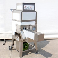 Décortiqueuse de maïs frais et sucré motorisée, haute productivité, en acier inoxydable, machine agricole, capacité 500-600 kg/h