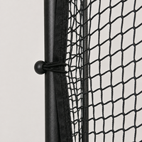 Filet d'entraînement de golf 10x8FT avec cadre métallique robuste pour simulateur de golf intérieur