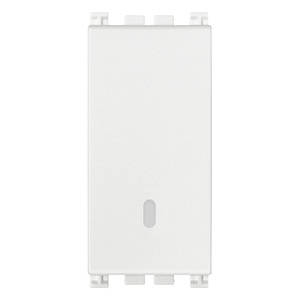 Interruttore deviatore bianco 1P 20AX, lunghezza 4,1 pollici, altezza 5,3 pollici, montaggio a parete - Product Image 1