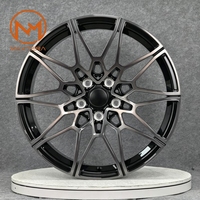 Jantes en alliage Maxtera forgées sur mesure, style 826M, couleur fumée noire, pour voitures particulières BMW M2 M3 M4 M340i M440i Série 3 4 5 X3M X4M