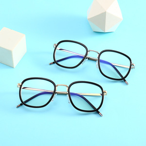 Full Rim Rectangle Metal <b>Eyeglasses</b> Anti Blue Light Women Daily Use Adult <b>Frame</b> - Product Image 1