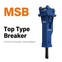 Martillo Hidráulico MSB600 para Demolición de Hormigón, para Excavadoras de 22-28 Toneladas SK230 SK250 SK260, Accesorios y Repuestos
