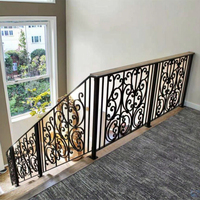 Einfache Installation Edelstahl & Aluminium Zeitgenössischer Zaun für Treppen Terrasse Villa Hotel & Einkaufszentrum Balustraden & Handläufe