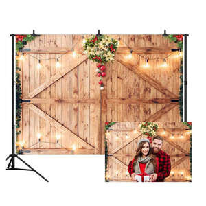 Toile de fond de décoration de fête de Noël personnalisée <span class=keywords><strong>Telon</strong></span> De Fondo Navidad arrière-plans de photographie pour la photographie de Noël - Product Image 3