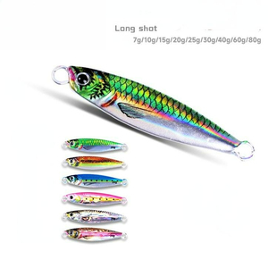 Señuelo de plantilla de Pesca, Señuelos de aguas profundas, impresora 3D, señuelos artificiales de lanzamiento lento Jigging para atún, mero, diente de perro, lubina, salmón - Product Image 1