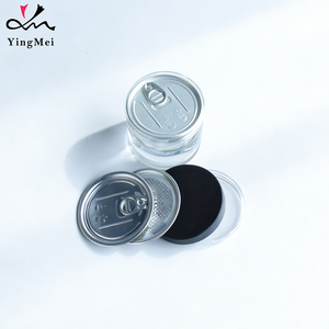 Vente <span class=keywords><strong>en</strong></span> gros disponible <span class=keywords><strong>en</strong></span> plusieurs tailles, qualité alimentaire, ouverture facile pour pot rond <span class=keywords><strong>en</strong></span> plastique PET avec couvercle à anneau <span class=keywords><strong>de</strong></span> traction scellé - Product Image 4